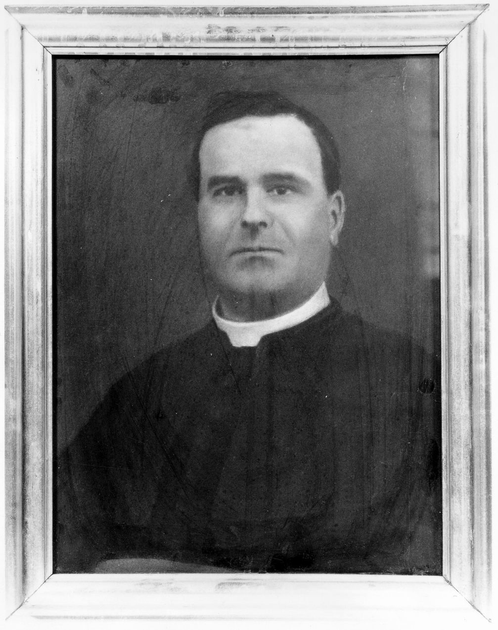 ritratto di don Livio Santi (dipinto, elemento d'insieme) - ambito emiliano (inizio sec. XX)
