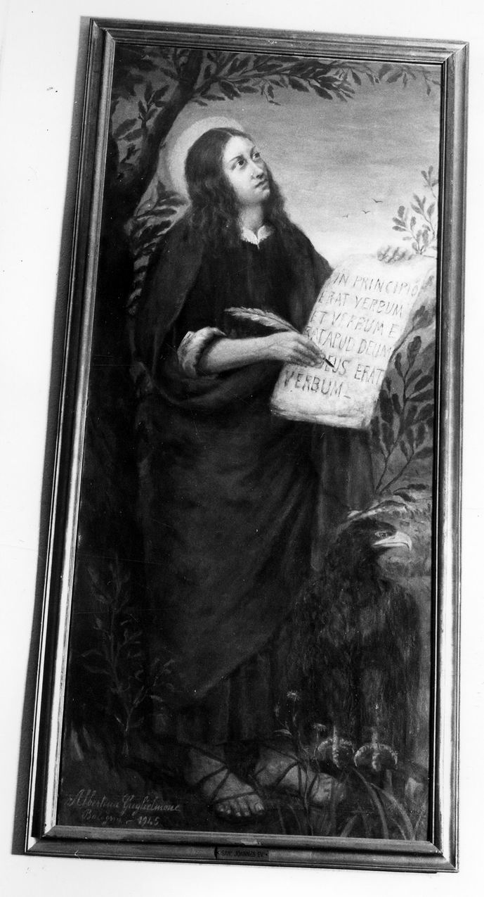 San Giovanni Evangelista (dipinto) di Guglielmone Albertina (sec. XX)