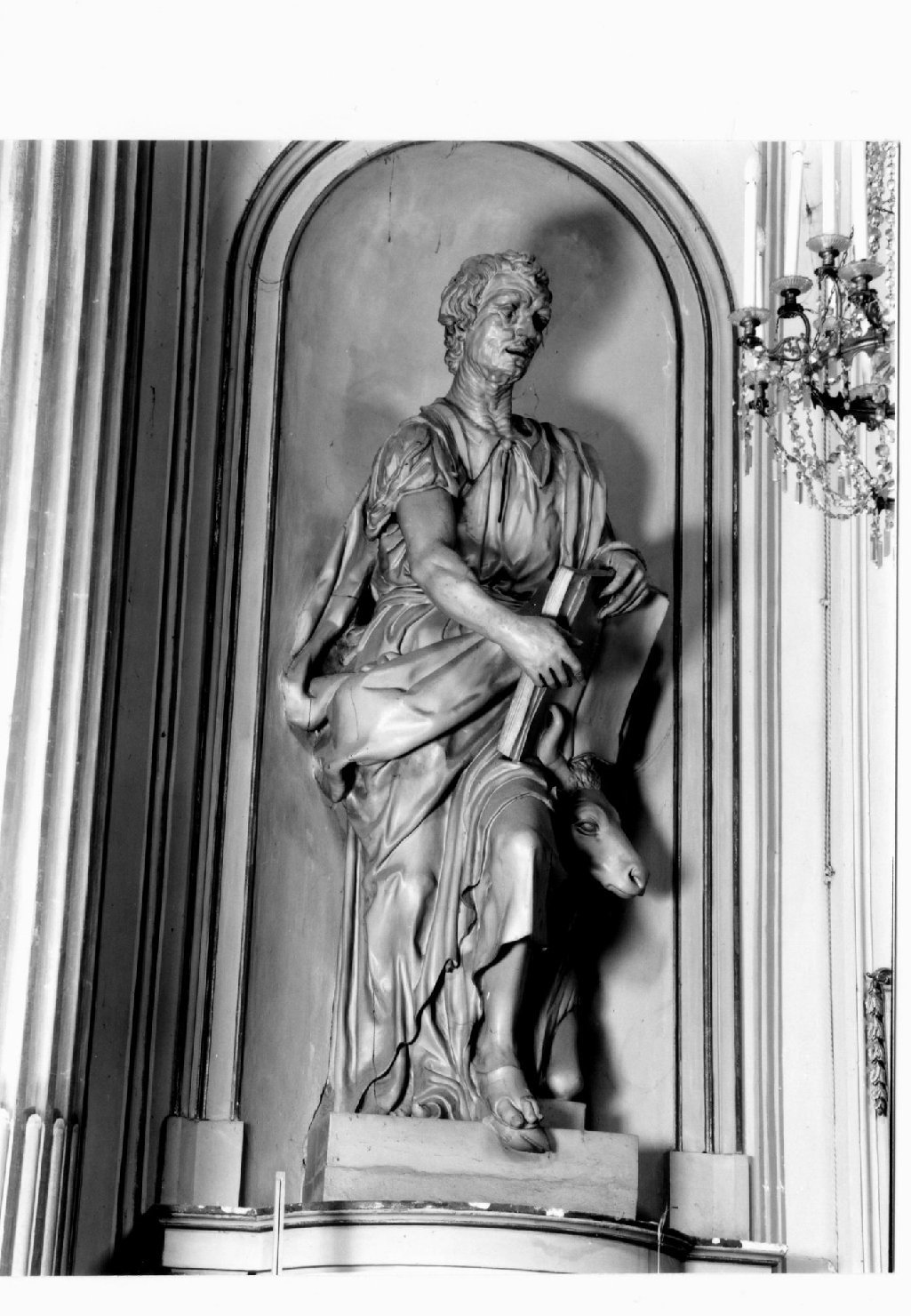 San Luca (scultura) di Porri Filippo (seconda metà sec. XVII)