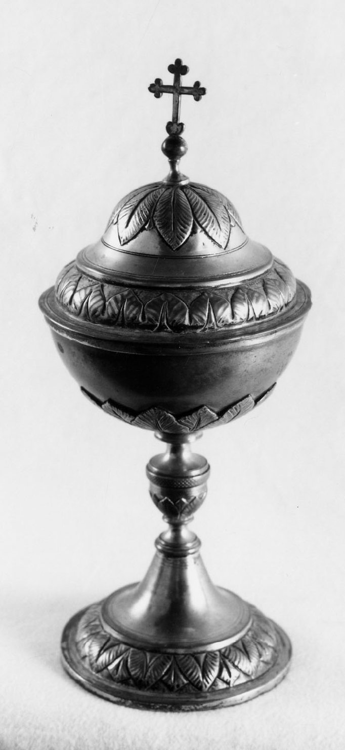 pisside - manifattura emiliana (sec. XIX)