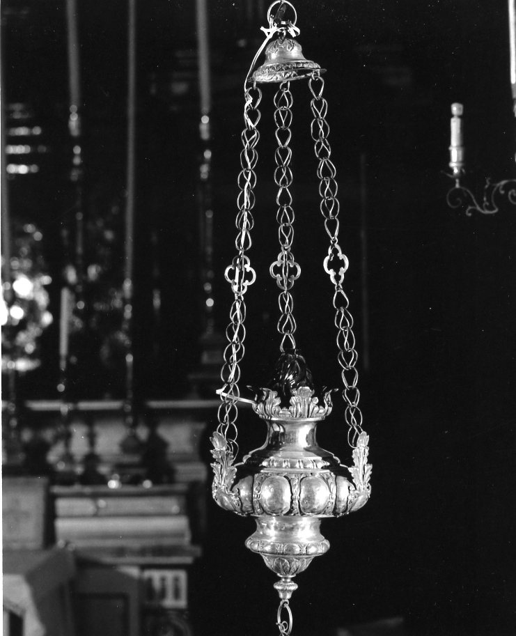 lampada pensile - manifattura bolognese (sec. XVIII)