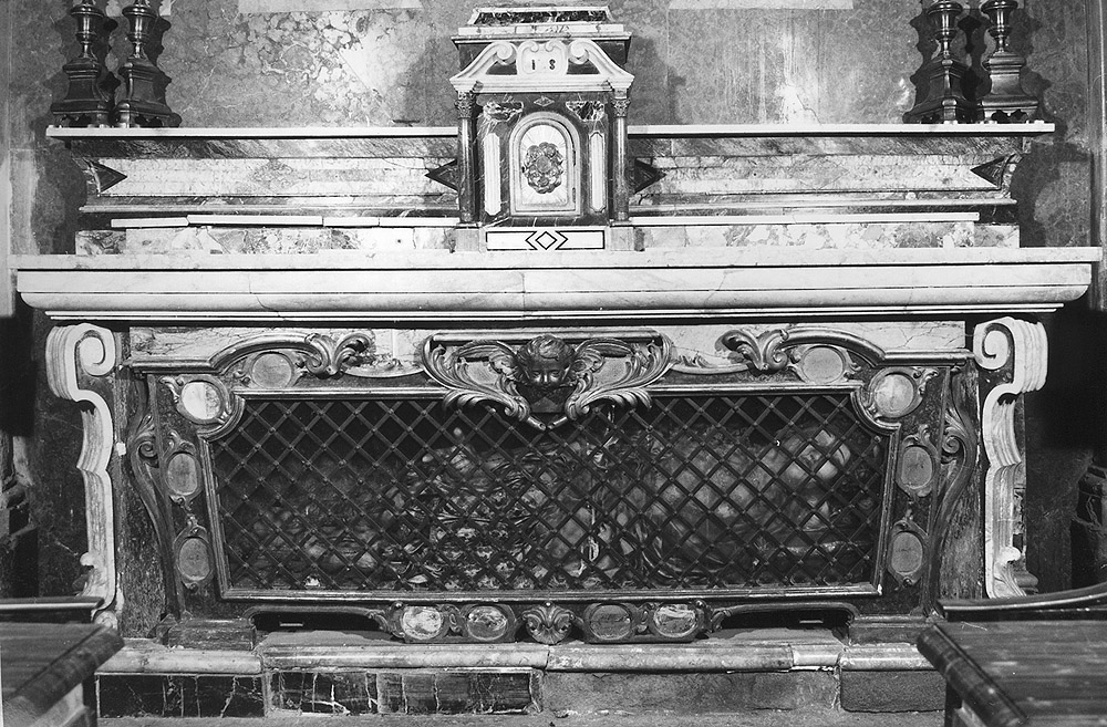 mensa d'altare - manifattura emiliana (seconda metà sec. XVIII)