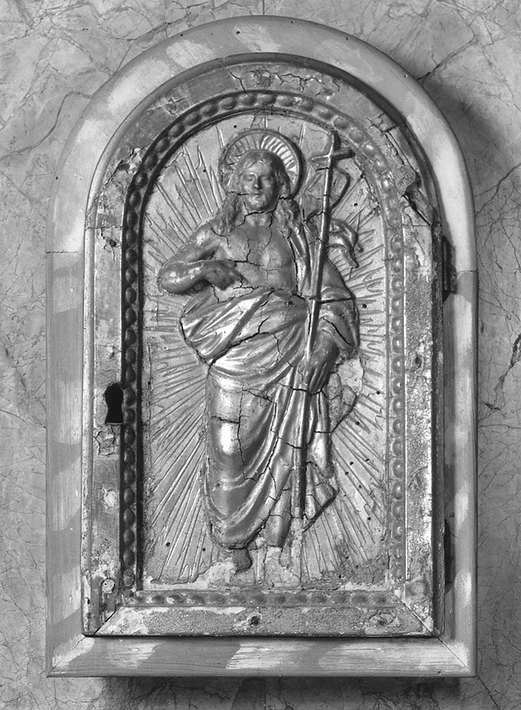Cristo risorto (sportello di tabernacolo) - ambito emiliano (ultimo quarto sec. XVIII)