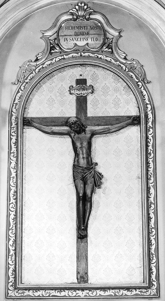 Cristo crocifisso (scultura) - ambito emiliano (fine/inizio secc. XVI/ XVII)