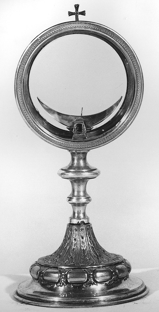 ostensorio - manifattura emiliana (secc. XVIII/ XIX)