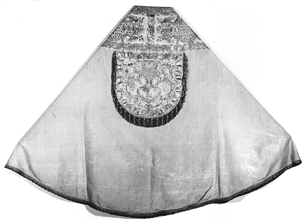 piviale - manifattura italiana (seconda metà sec. XVIII)