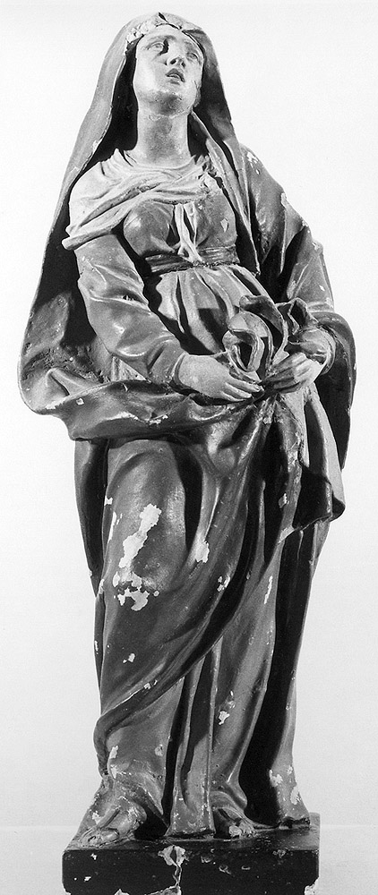 Madonna Addolorata (statuetta devozionale) - ambito bolognese (seconda metà sec. XVIII)