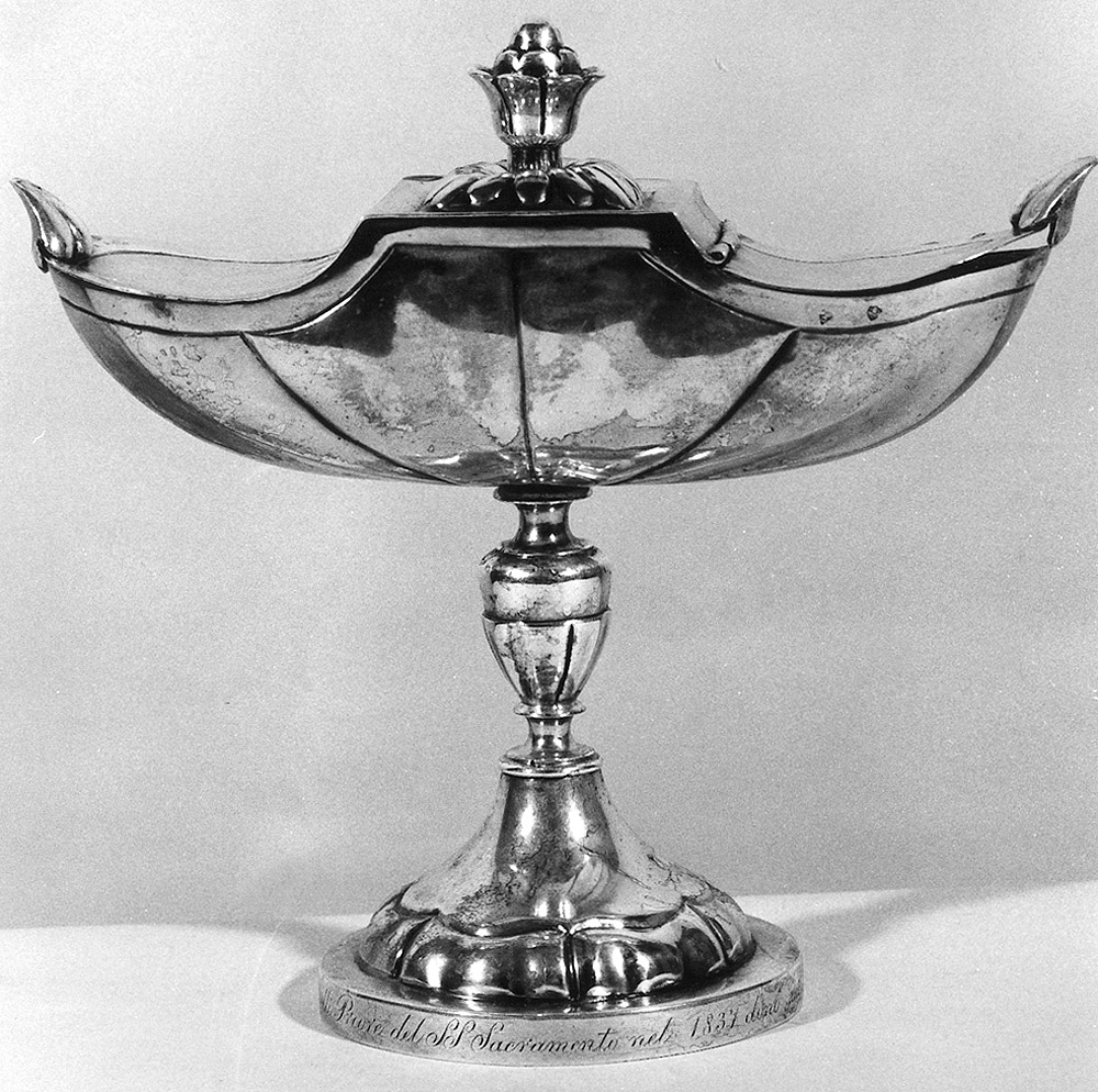 navicella portaincenso - a lucerna di Jacovacci Angelo (sec. XIX)