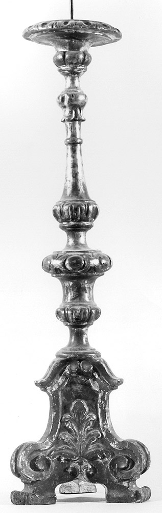 candeliere d'altare - manifattura emiliana (prima metà sec. XVIII)