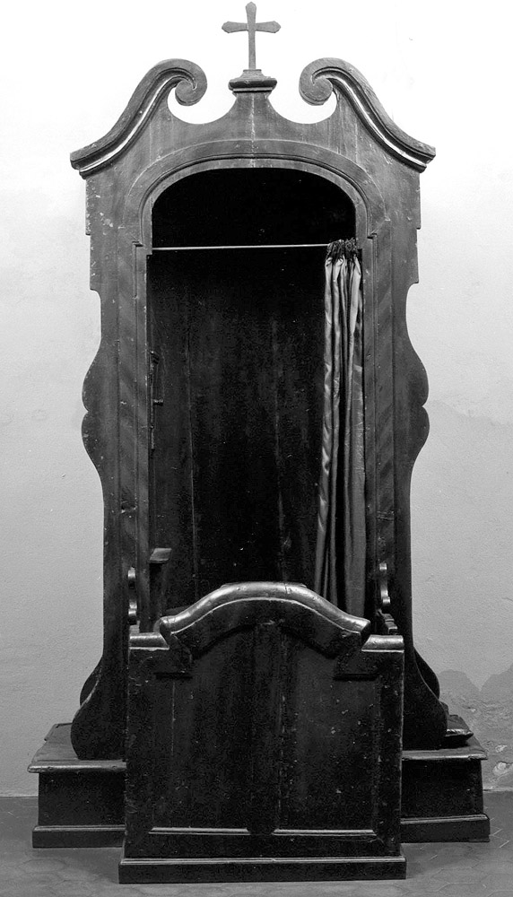 confessionale - manifattura emiliana (seconda metà sec. XVIII)
