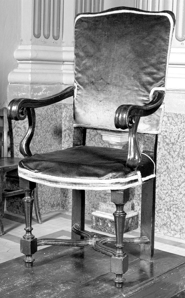 poltrona - manifattura emiliana (seconda metà sec. XVIII)
