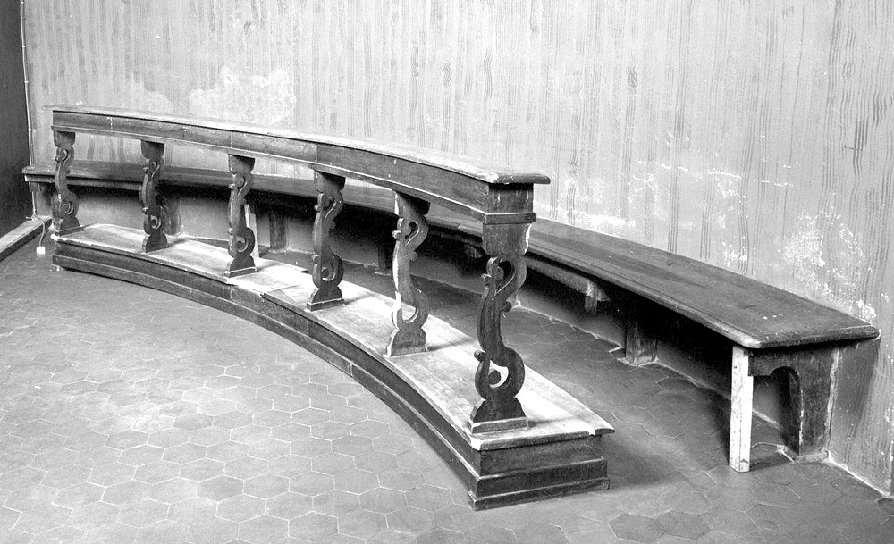 stalli del coro, insieme - manifattura emiliana (prima metà sec. XIX)