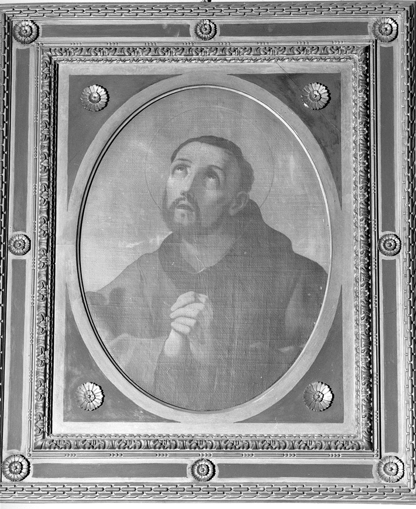 San Francesco d'Assisi in preghiera (dipinto) - ambito emiliano (fine sec. XIX)