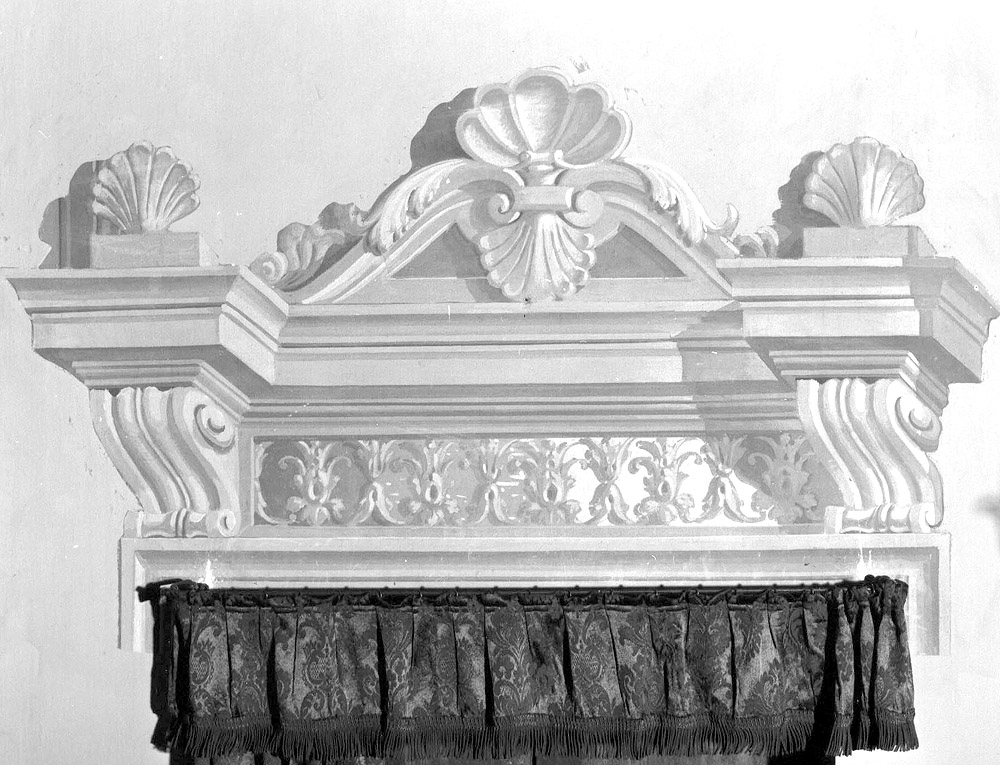 motivi decorativi architettonici (decorazione pittorica) - ambito emiliano (ultimo quarto sec. XIX)