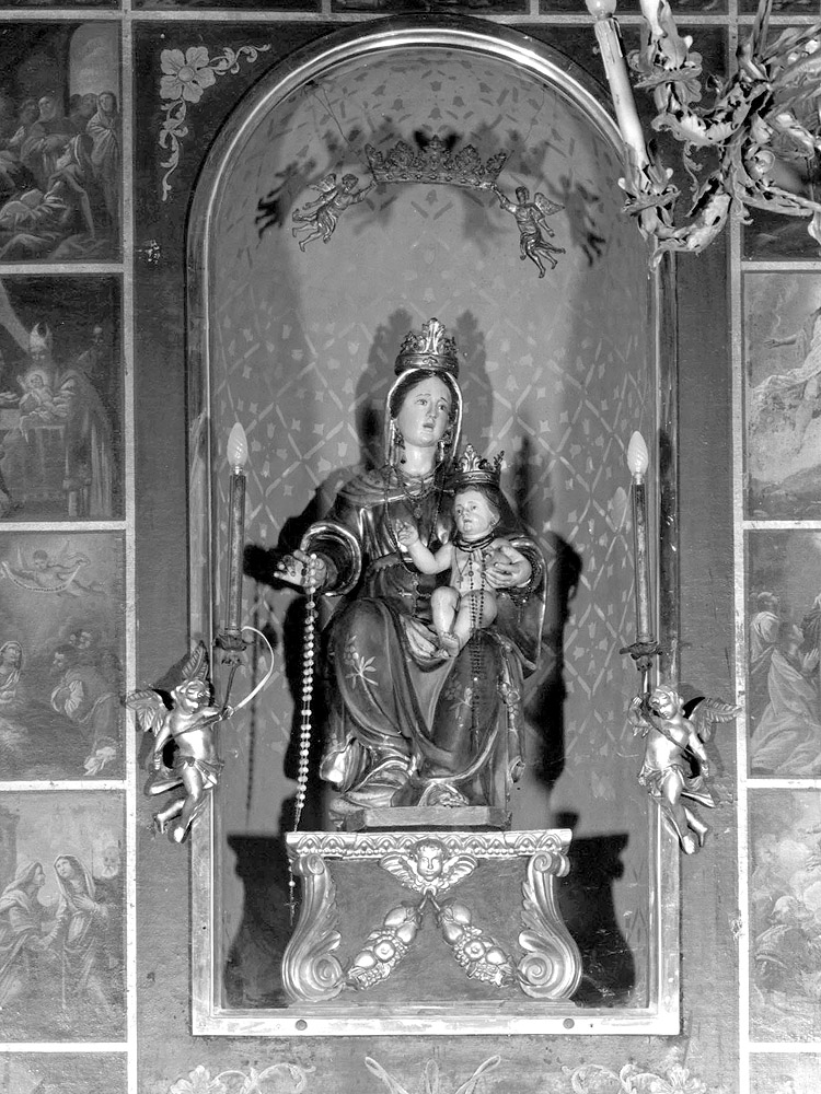 Madonna del Rosario (statua) - ambito emiliano (seconda metà sec. XVII)