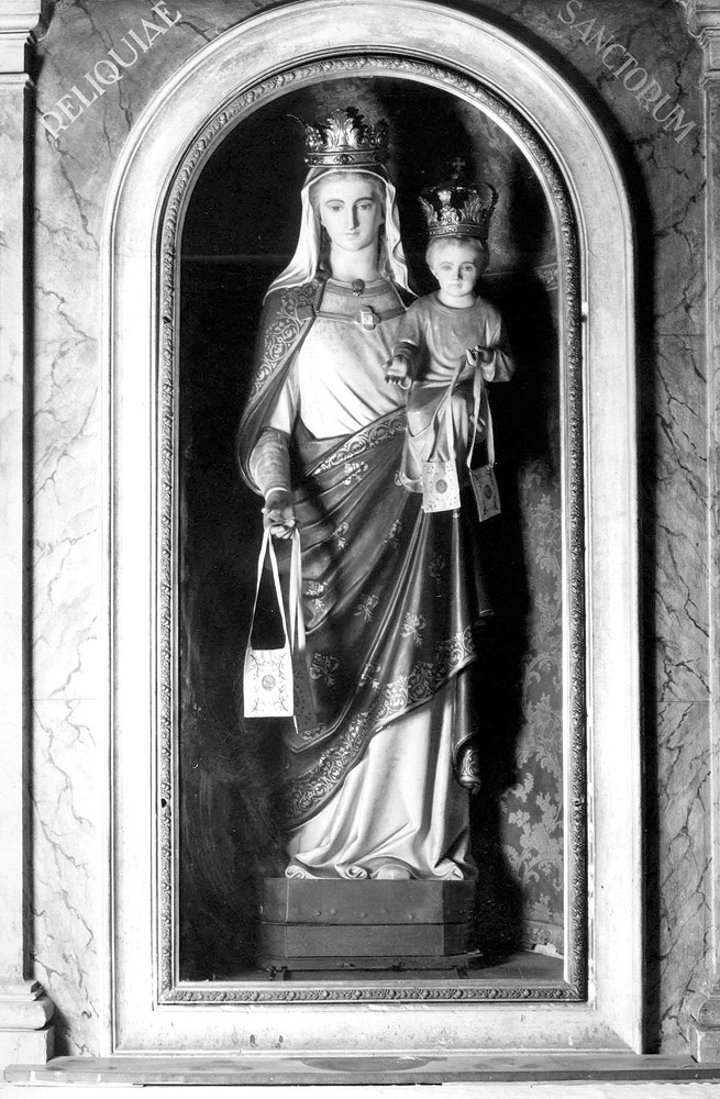 Madonna del Carmelo (statua) - manifattura emiliana (fine sec. XIX)