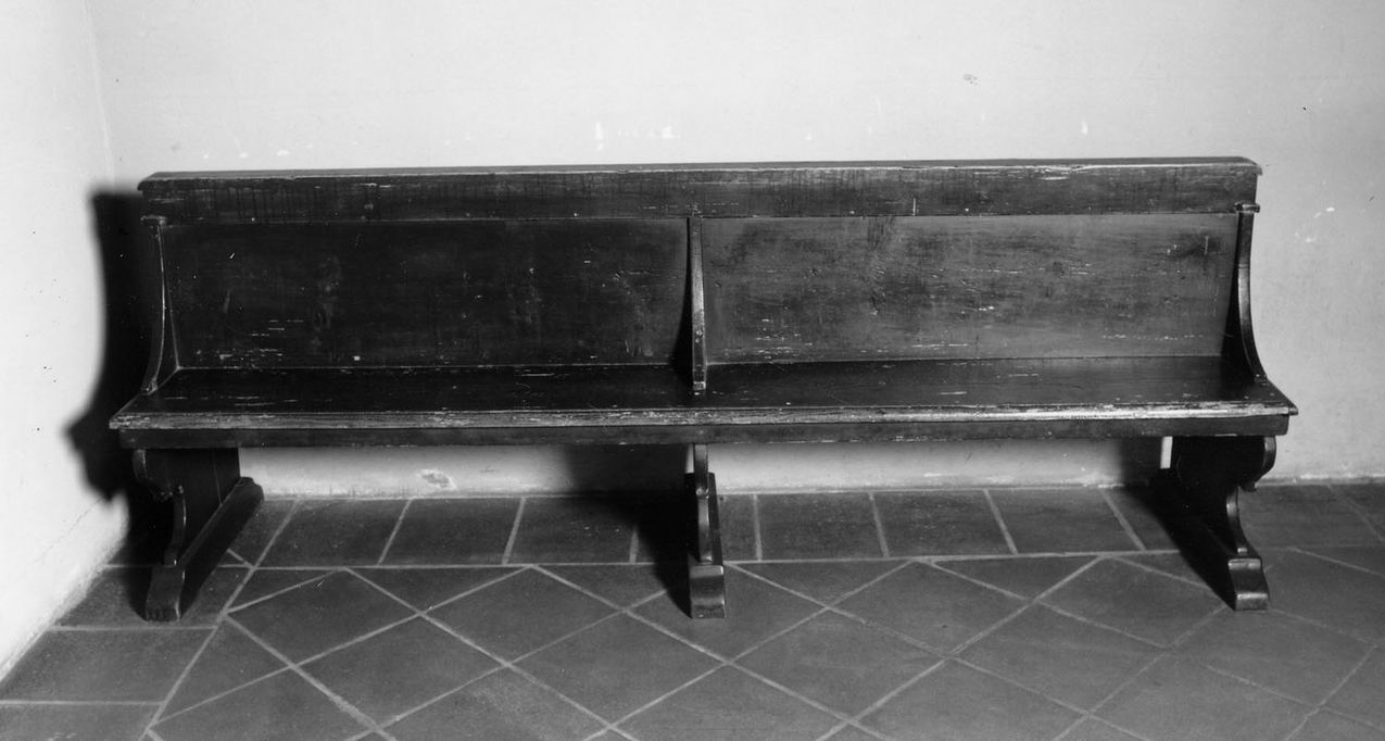 banco da chiesa - manifattura emiliana (sec. XIX)