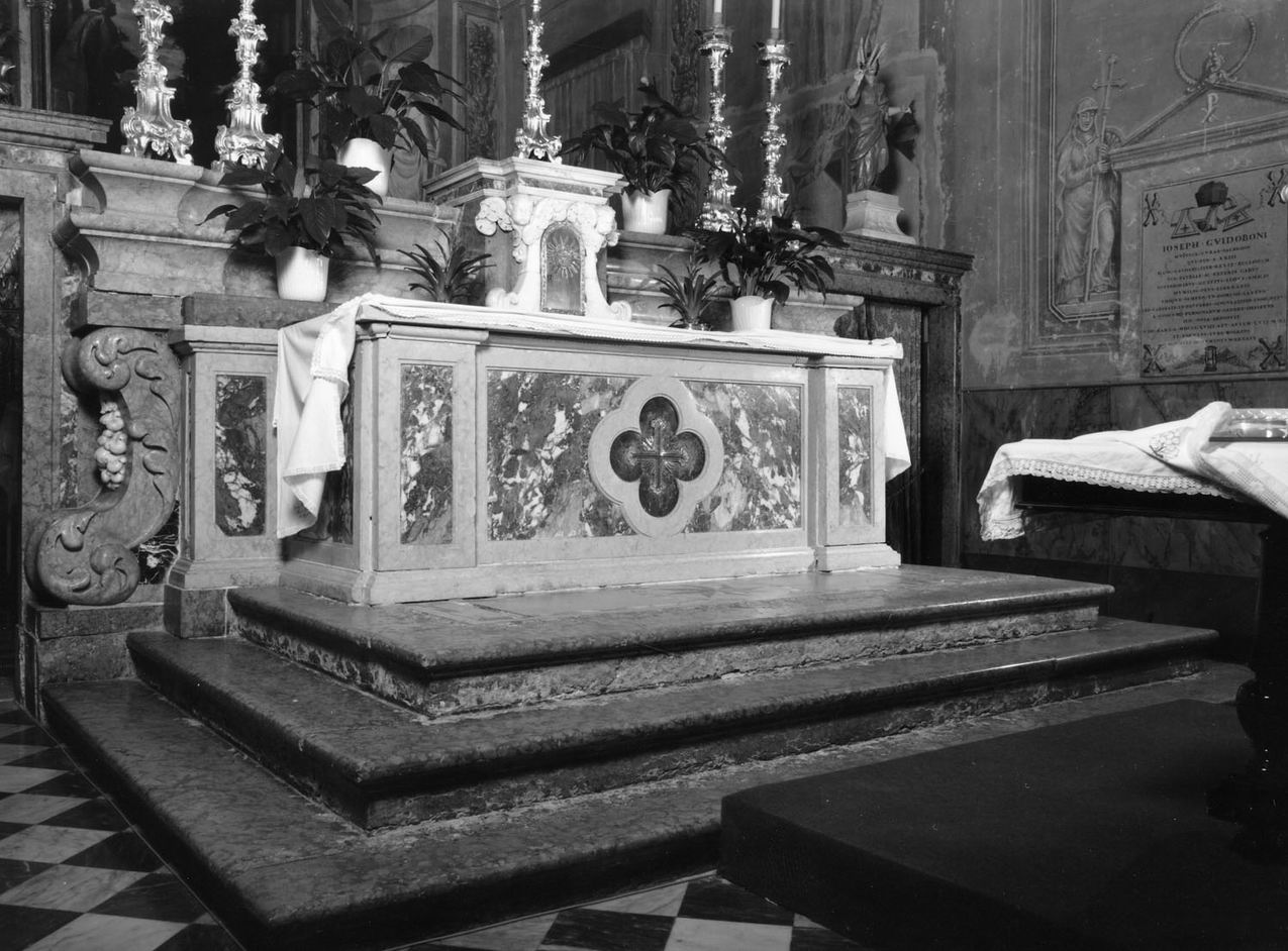 altare maggiore - manifattura emiliana (seconda metà sec. XVIII)