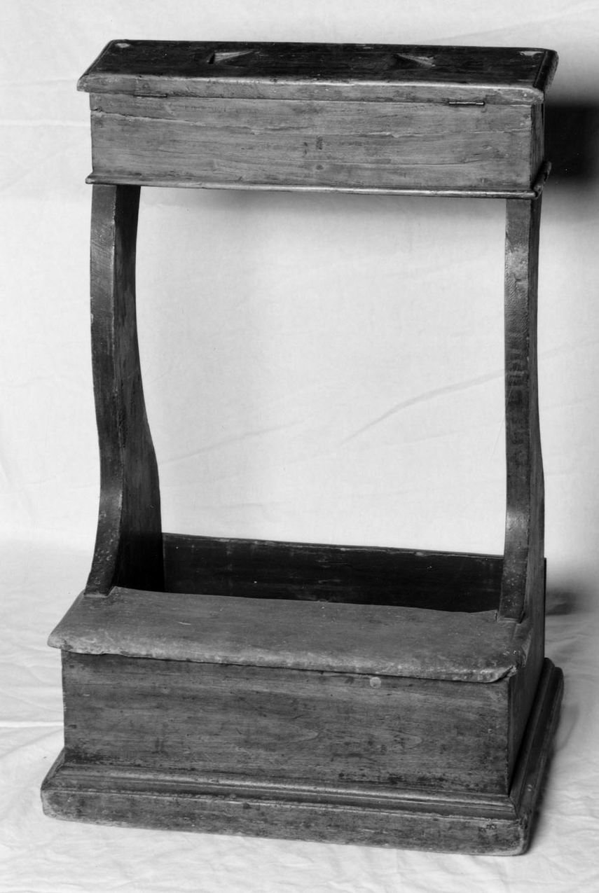 inginocchiatoio - manifattura emiliana (sec. XIX)