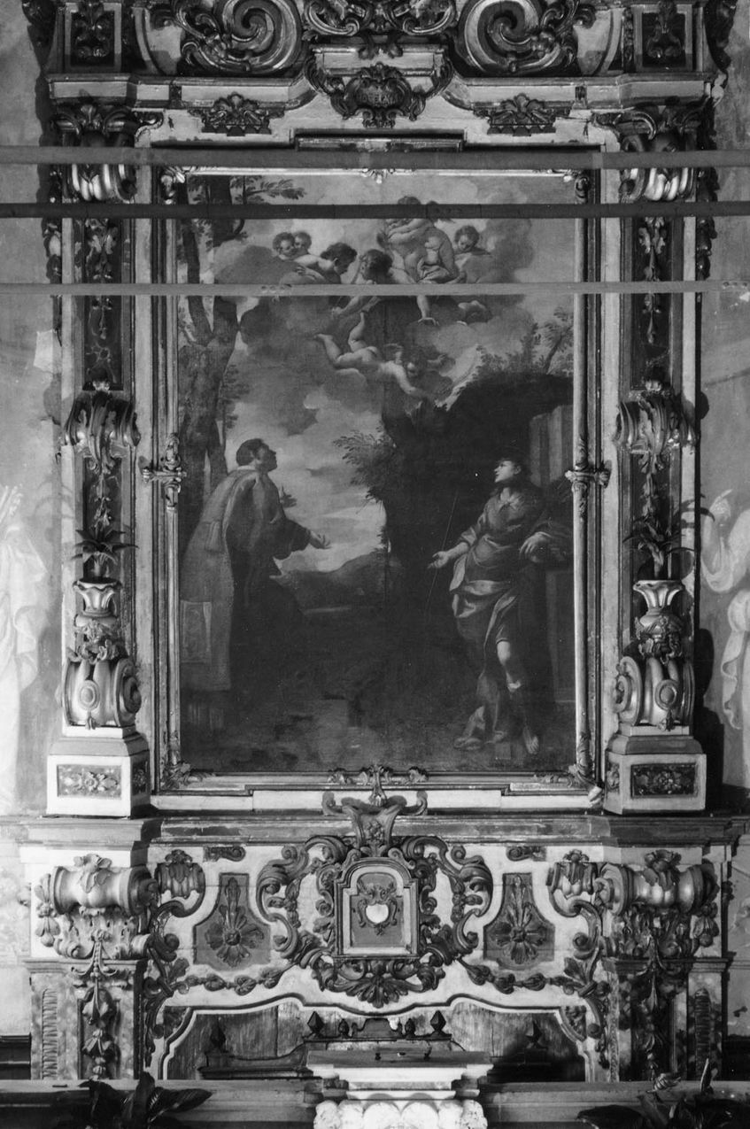 Santi (dipinto) di Bononi Carlo (attribuito) (sec. XVII)