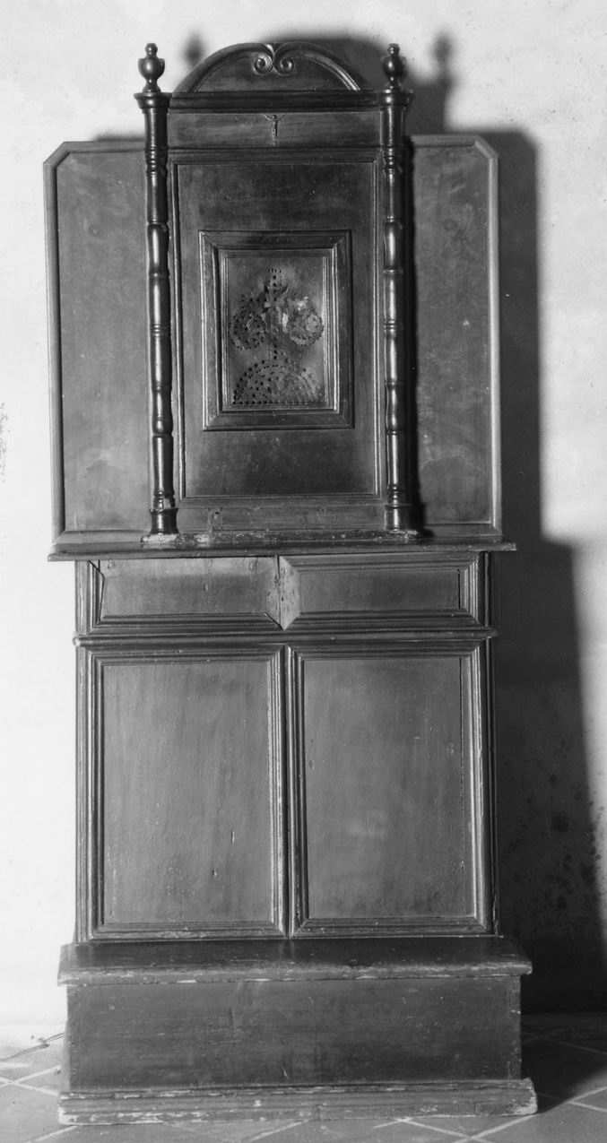 confessionale - manifattura emiliana (sec. XVIII, sec. XIX)
