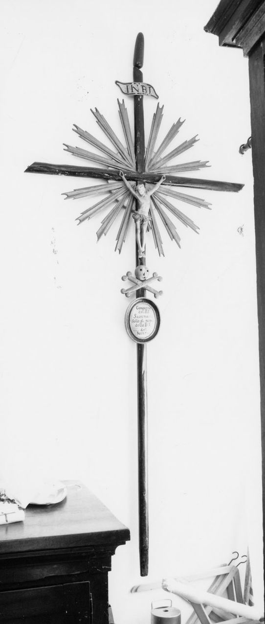 croce processionale - manifattura emiliana (sec. XIX)