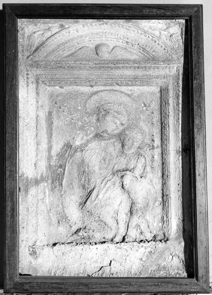 Madonna con Bambino (rilievo) - ambito emiliano (prima metà sec. XVI)