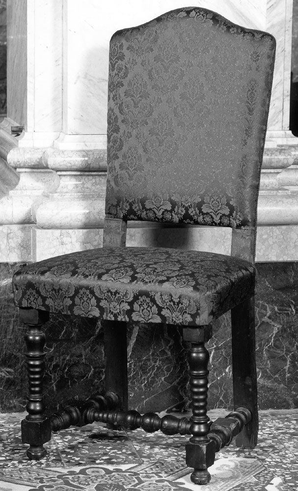 sedia - produzione emiliana (metà sec. XVII)