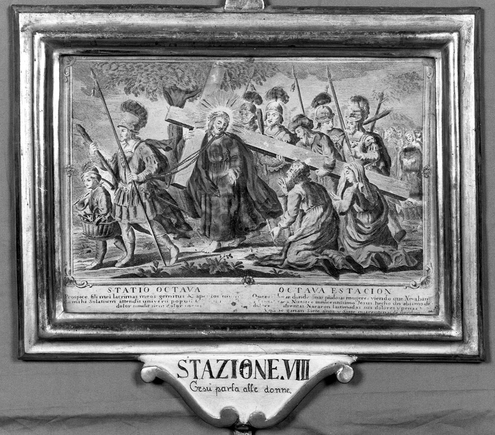 stazioni della Via Crucis (incisione, ciclo) - ambito spagnolo (ultimo quarto sec. XVII)