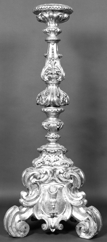 candelabro - produzione emiliana (ultimo quarto sec. XVII)