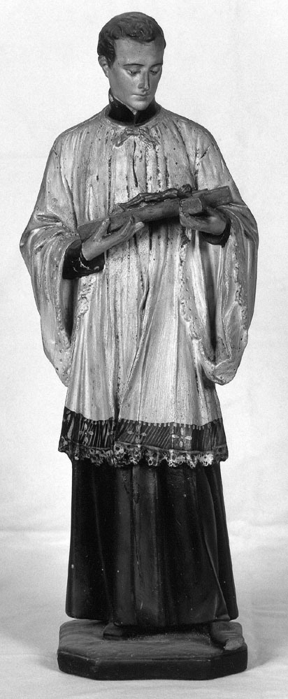 San Luigi Gonzaga (statua) - ambito emiliano (seconda metà sec. XIX)