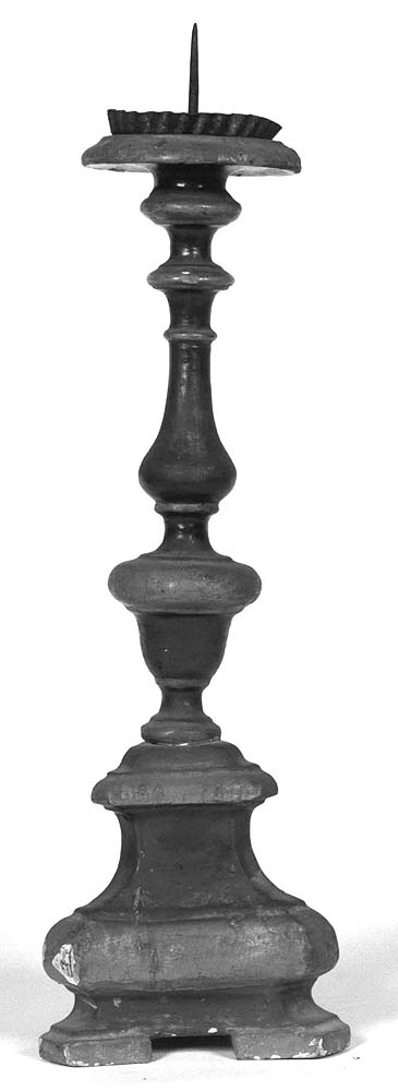 candeliere d'altare - produzione emiliana (seconda metà sec. XVIII)