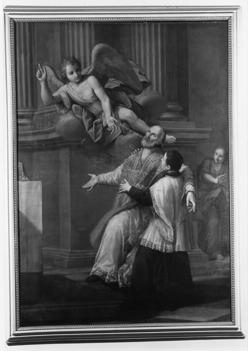 Sant'Andrea Avellino (pala d'altare) di Ferratini Gaetano (sec. XVIII)