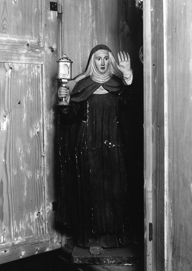 santa Chiara (statua) - manifattura emiliana (sec. XIX)