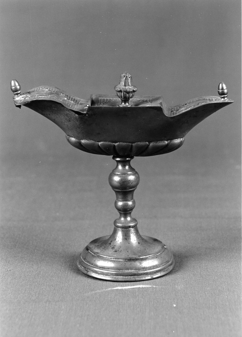 navicella portaincenso - manifattura emiliana (secc. XVIII/ XIX)