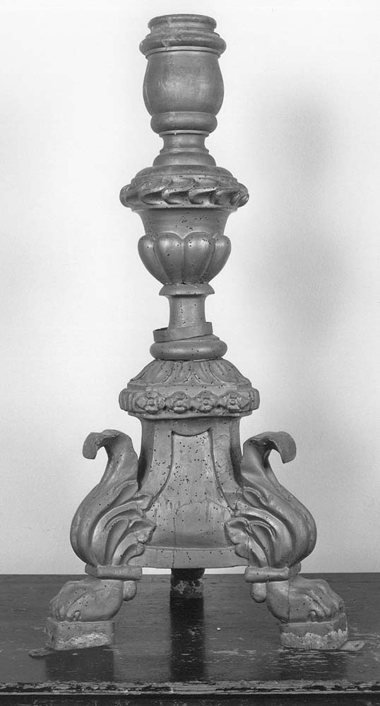 base per il cero pasquale - produzione emiliana (seconda metà sec. XVIII)