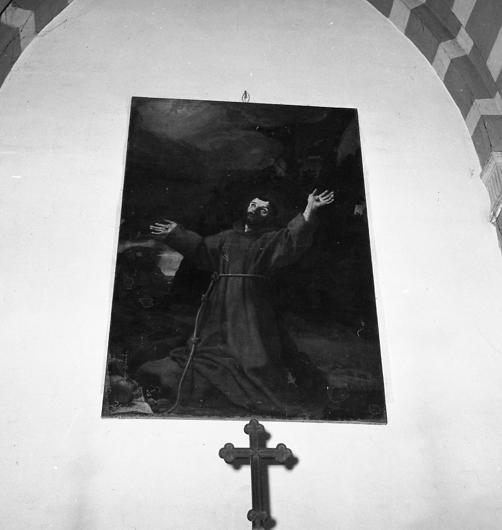 San Francesco d'Assisi (dipinto) di Cavedoni Giacomo (attribuito) (sec. XVII)