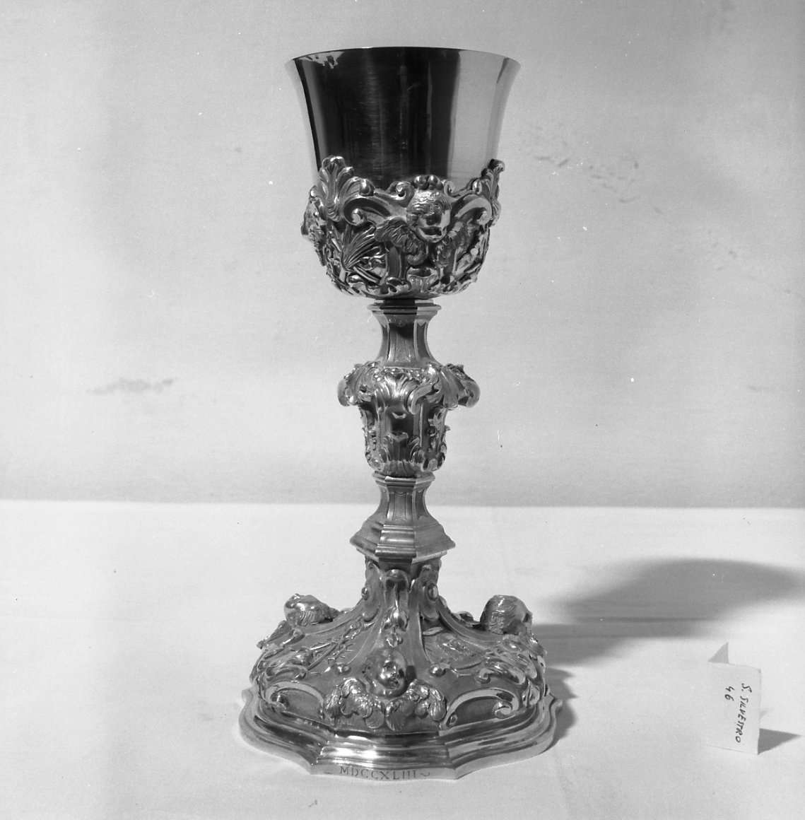 calice - bottega emiliana (sec. XVIII)