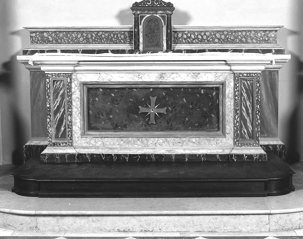 altare - produzione emiliana (metà sec. XIX)