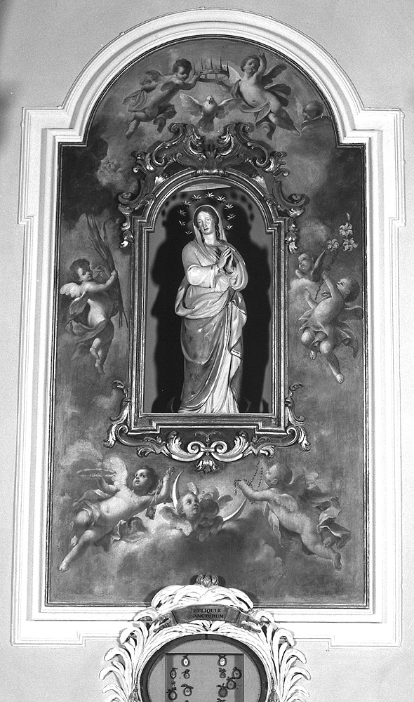 Gloria di angeli (dipinto) di Varotti Giuseppe (sec. XVIII)