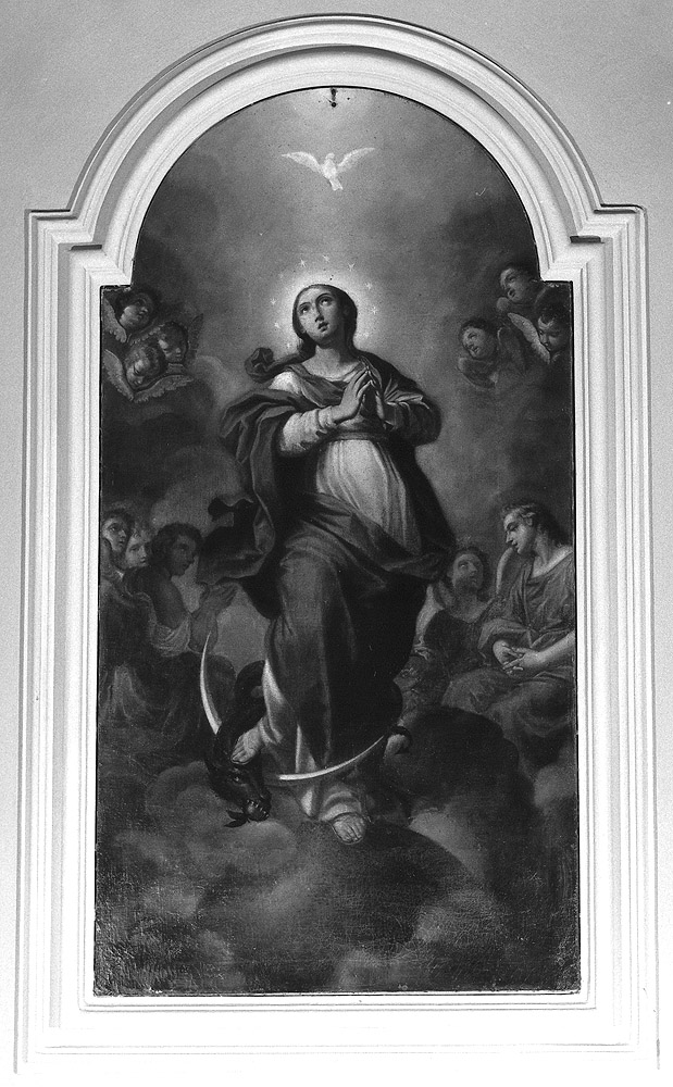 Immacolata Concezione (dipinto) di Graziani Ercole il Giovane (sec. XVIII)