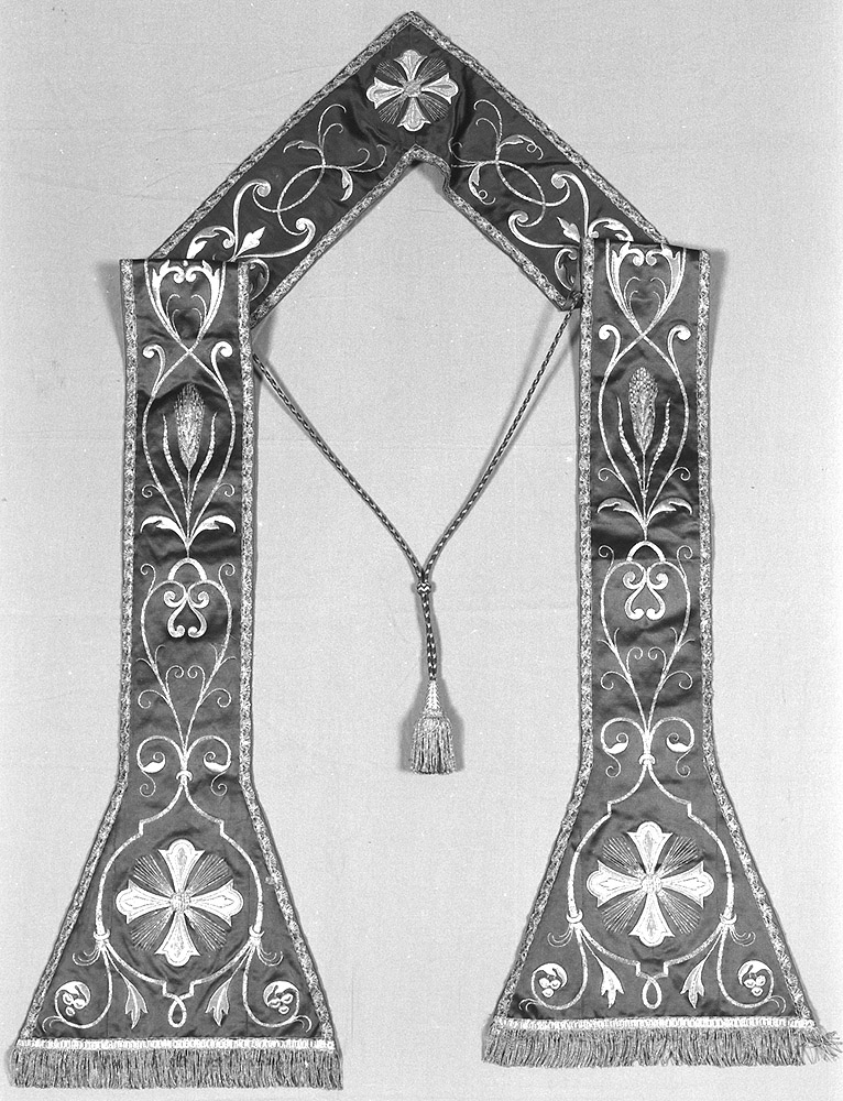 paramento liturgico, insieme - produzione emiliana (fine sec. XIX)