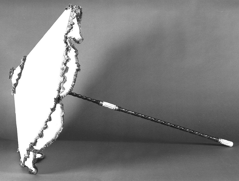 ombrellino processionale - produzione emiliana (ultimo quarto sec. XIX)