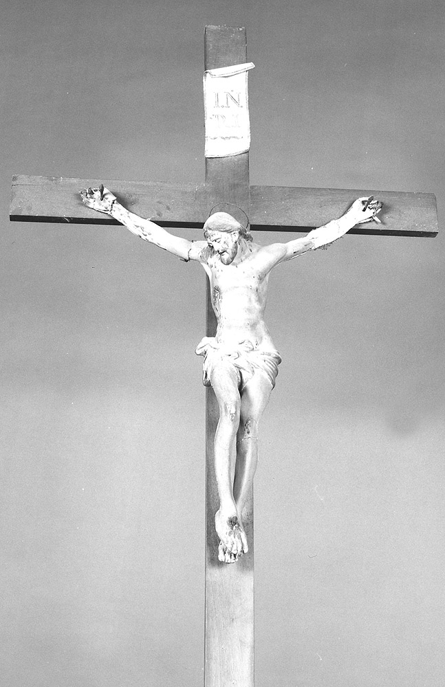 Cristo crocifisso (scultura) - produzione emiliana (seconda metà sec. XVIII)