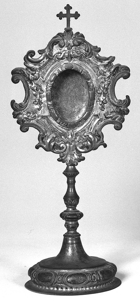 reliquiario - a ostensorio - ambito emiliano (prima metà sec. XVIII)