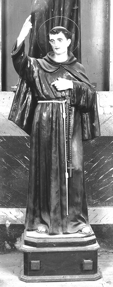 Sant'Antonio da Padova (statua) - ambito emiliano (sec. XIX)