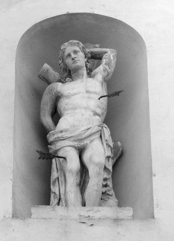 San Sebastiano (statua) di Testoni Vincenzo (sec. XIX)