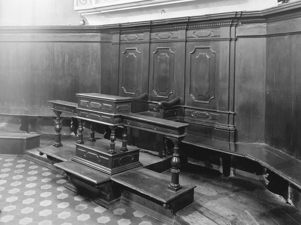 stalli del coro - manifattura emiliana (secc. XVIII/ XIX)