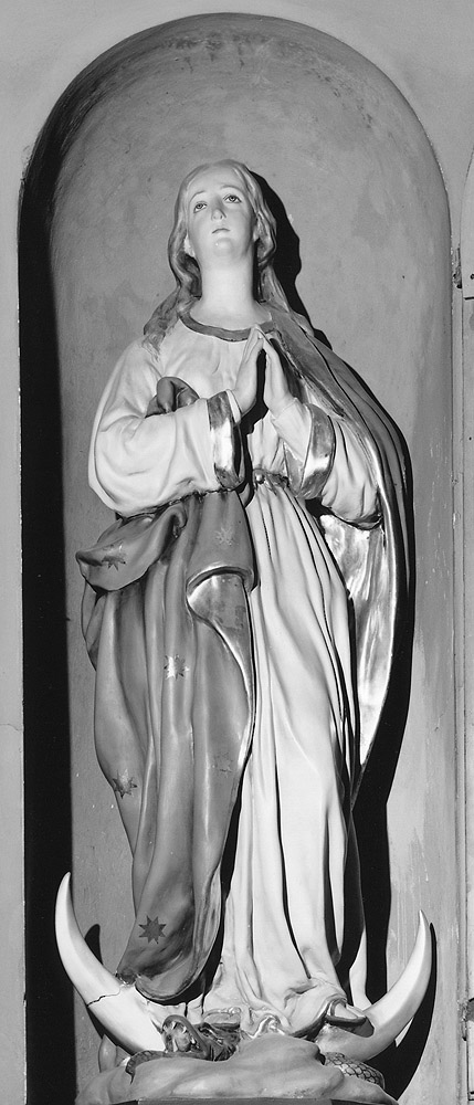 Immacolata Concezione (statua) di Testoni Vincenzo (sec. XIX)
