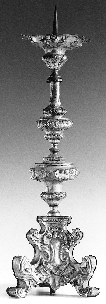 candeliere, serie - manifattura emiliana (sec. XVIII)